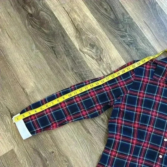 Brooks Brothers Woman’s Size 12 Multicolor Plaid Button Up Shirt - Picture 11 of 12